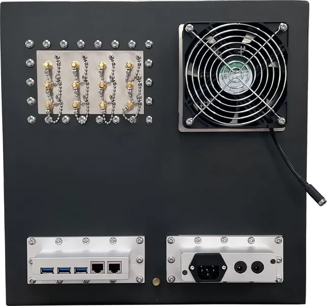Benchtop RF Shielded Enclosure Rear View - LabiFix