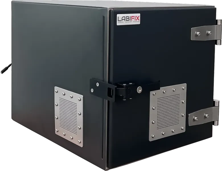 Benchtop RF Shielded Enclosure Front View - LabiFix