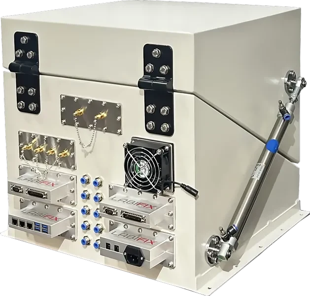 Pneumatic RF Shield Box Rear View - LabiFix