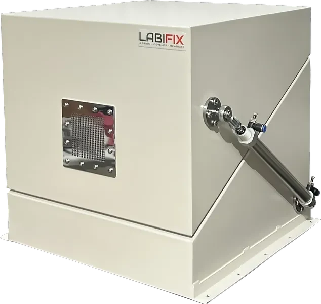 Pneumatic RF Shield Box Front View - LabiFix