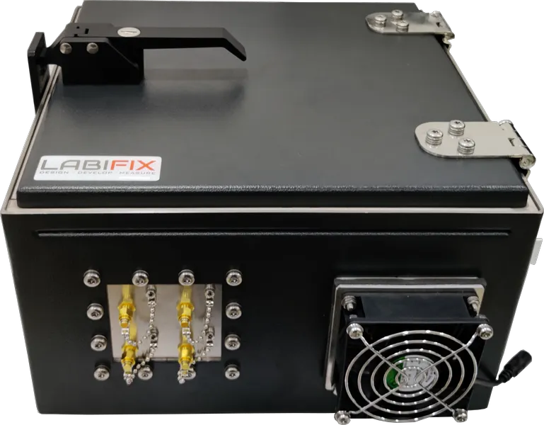 LBX0600 COMPACT TOP OPENING RF SHIELD BOX - LabiFix RF Shield Box, front view
