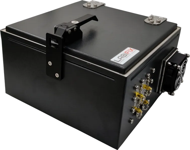LBX0600 COMPACT MANUAL RF TEST ENCLOSURES - LabiFix RF Shield Box, front view
