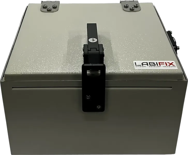 LBX0700 MANUAL TOP OPENING RF SHIELD BOX - LabiFix RF Shield Box, front view