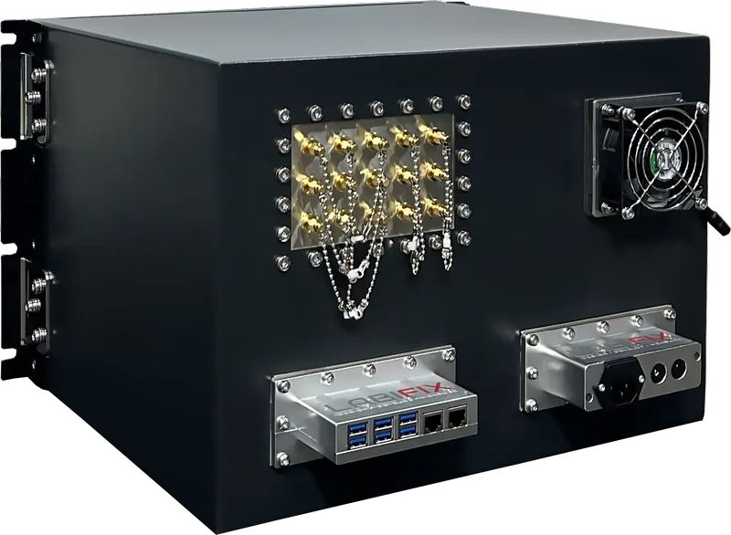 LBX1060 RF SHEILDED TEST ENCLOSURE - LabiFix RF Shield Box, rear view