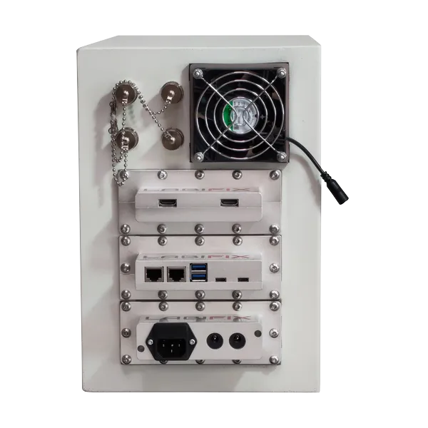 LBX1240 COMPACT SHIELD BOX - LabiFix RF Shield Box, rear view