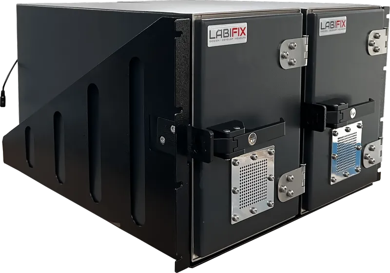 LBX1300 COMPACT RF TEST CEL - LabiFix RF Shield Box, front view