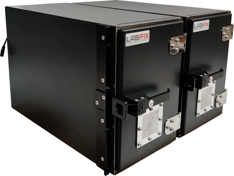 LBX1600 RF ISOLATION BOX - LabiFix RF Shield Box, front view