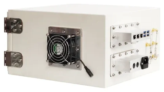 LBX1650 RF TEST ENCLOSURE - LabiFix RF Shield Box, rear view