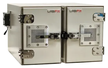 LBX1720 SMALL RF SHIELDED ENCLOSURE - LabiFix RF Shield Box, front view