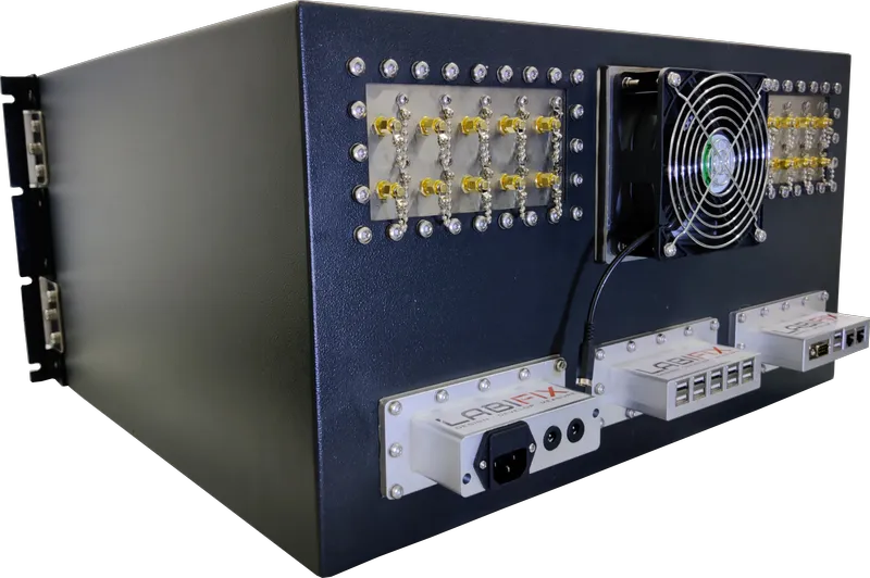 LBX2008 OTA TESTING SHIELDED ENCLOSURE - LabiFix RF Shield Box, rear view