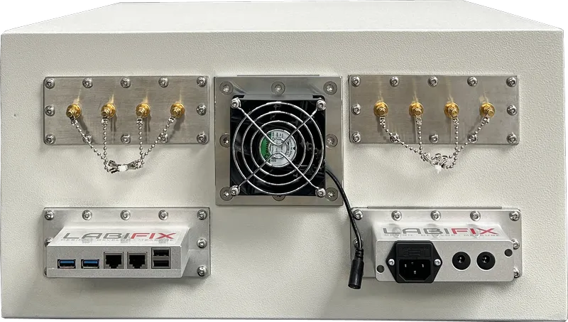 LBX2012 ELECTROMAGNETIC SHIELDING BOX - LabiFix RF Shield Box, rear view