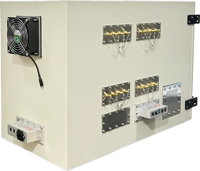 LBX2070 RF SHIELDED TEST ENCLOSURE - LabiFix RF Shield Box, rear view