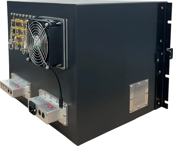 LBX2100 RF SHEILDED TEST ENCLOSURE - LabiFix RF Shield Box, rear view