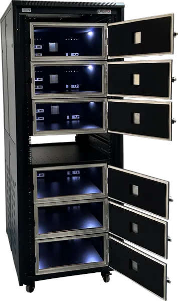LBX2200 RF SHEILDED TEST ENCLOSURE - LabiFix RF Shield Box, rear view