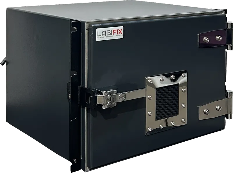 LBX2600 SHIELDED TEST ENCLOSURE - LabiFix RF Shield Box, front view