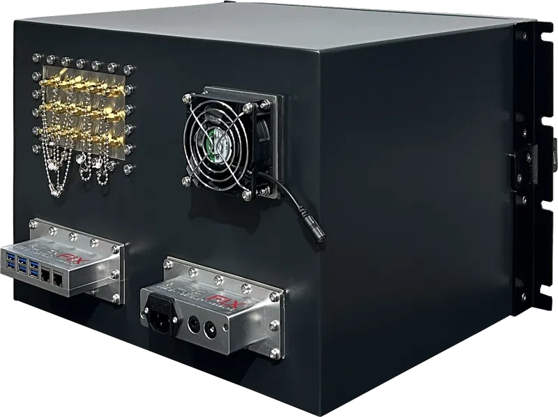 LBX2600 SHIELDED TEST ENCLOSURE - LabiFix RF Shield Box, rear view