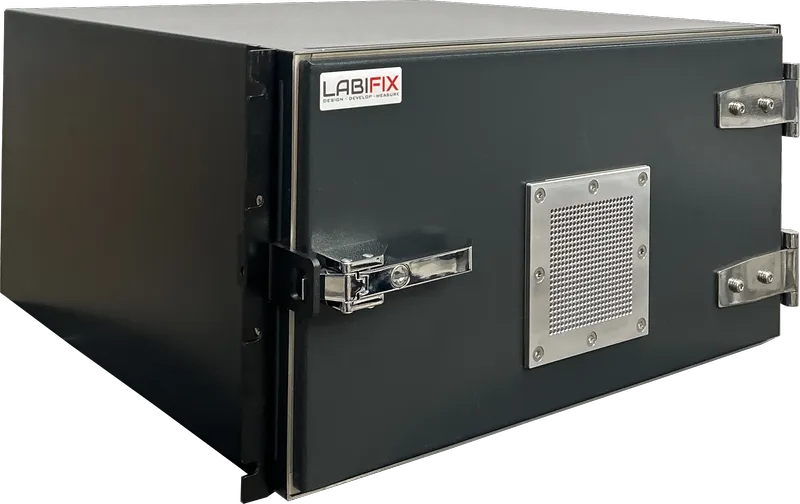 LBX2750 WIRELESS TEST CHAMBER - LabiFix RF Shield Box, front view