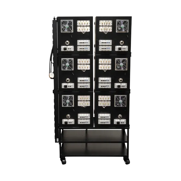 LBX2850 MULTIPLE RF SHIELDED BOX TEST SETUP - LabiFix RF Shield Box, rear view