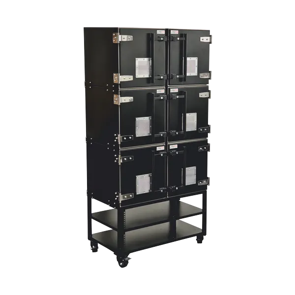 LBX2850 MULTIPLE RF SHIELDED BOX TEST SETUP - LabiFix RF Shield Box, front view