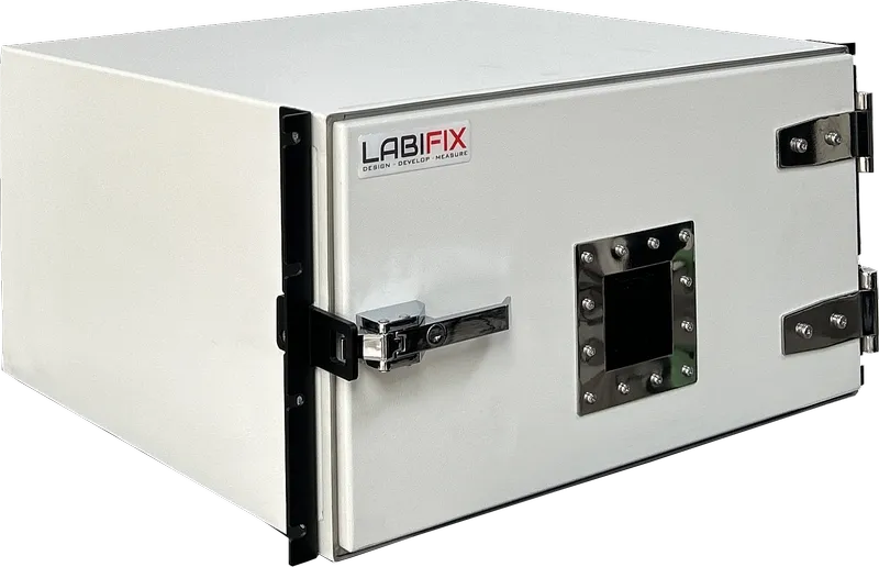 LBX2900 RACK MOUNT RF SHIELDED ENCLOSURE - LabiFix RF Shield Box, front view