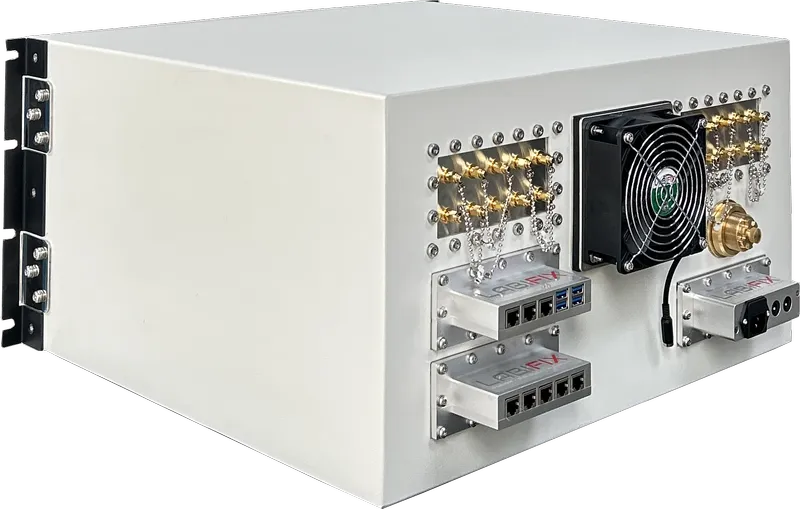 LBX2900 RACK MOUNT RF SHIELDED ENCLOSURE - LabiFix RF Shield Box, rear view