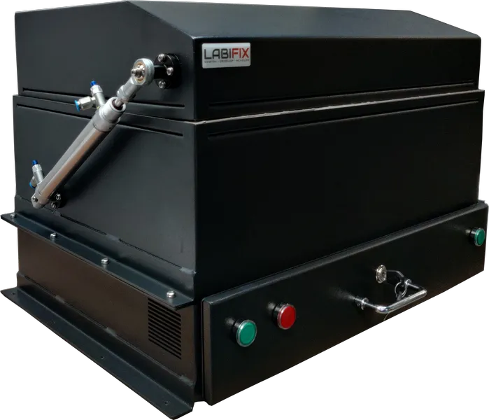 LBX3080 PNEUMATIC RF SHIELDED TEST ENCLOSURE - LabiFix RF Shield Box, front view
