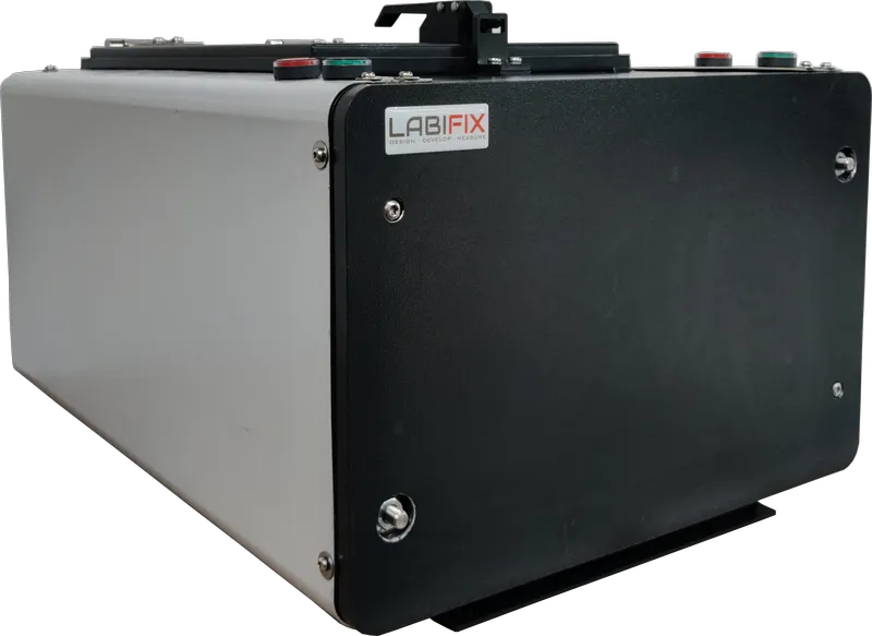 LBX3100 PNEUMATIC RF SHEILDED ENCLOSURE - LabiFix RF Shield Box, front view