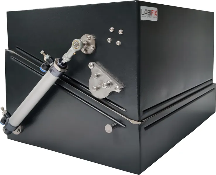 LBX3500 PNEUMATIC RF SHIELD BOX - LabiFix RF Shield Box, front view