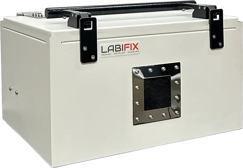 LBX3550 TOP OPENING RF SHIELDING BOX - LabiFix RF Shield Box, front view