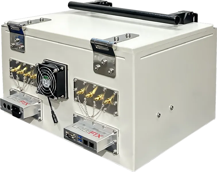 LBX3550 TOP OPENING RF SHIELDING BOX - LabiFix RF Shield Box, rear view