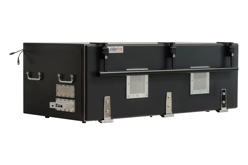 LBX3650 DOWN OPENING RF SHIELDED TEST ENCLOSURE - LabiFix RF Shield Box, front view