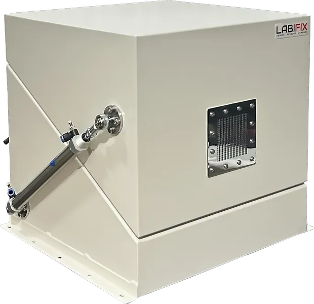 LBX3900 P PNEUMATIC RF SHIELDED BOX - LabiFix RF Shield Box, front view