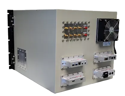 LBX4000 RACK MOUNTABLE RF SHIELDED ENCLOSURE FOR WI-FI AND WLAN - LabiFix RF Shield Box, rear view