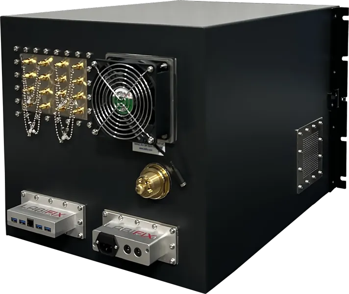 LBX4000A RF SHEILDED TEST ENCLOSURE - LabiFix RF Shield Box, rear view