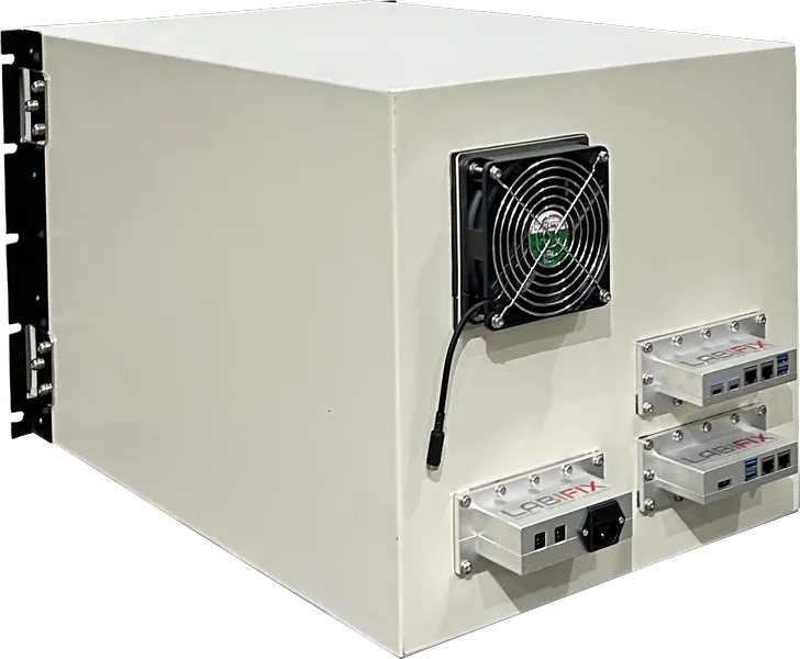 LBX4005 RF SHEILDED TEST ENCLOSURE - LabiFix RF Shield Box, rear view