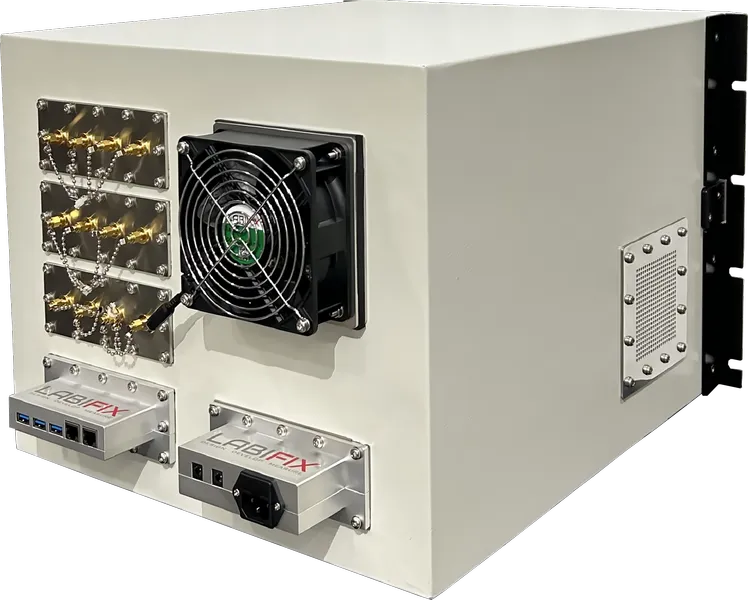 LBX4012 RF SHEILDED TEST ENCLOSURE - LabiFix RF Shield Box, rear view