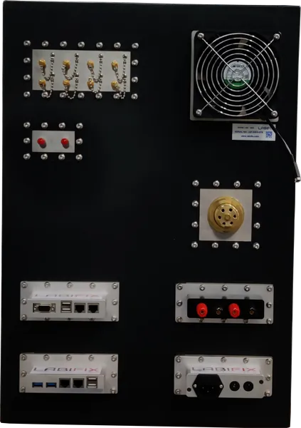 LBX4020 PORTABLE RF SHIELDED TEST ENCLOSURE - LabiFix RF Shield Box, rear view