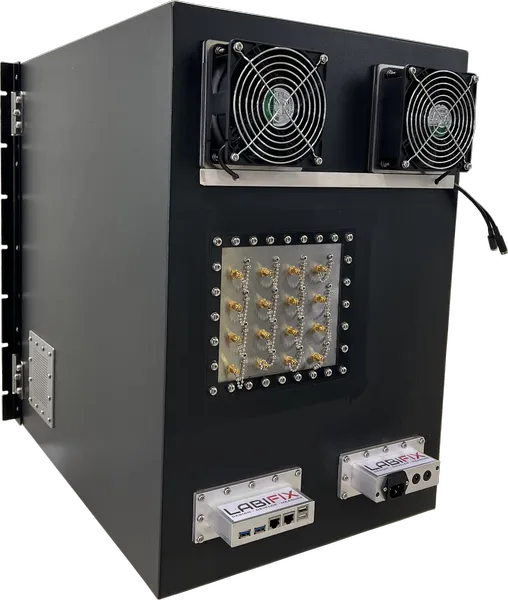 LBX4050 CONFORMANCE RF SHIELDING TEST ENCLOSURE - LabiFix RF Shield Box, rear view