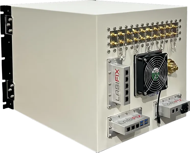 LBX4060 RF SHEILDED TEST ENCLOSURE - LabiFix RF Shield Box, rear view