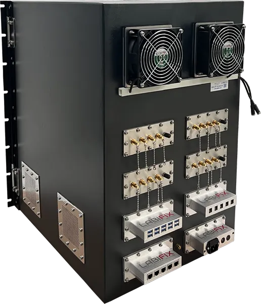 LBX4100 RF SHEILDED TEST ENCLOSURE - LabiFix RF Shield Box, rear view