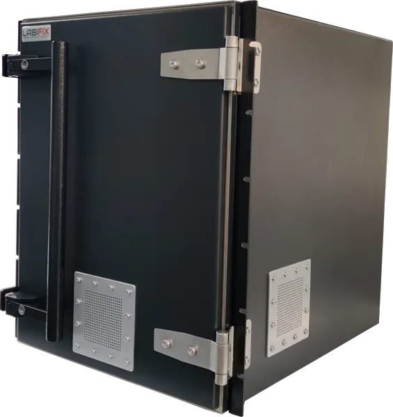 LBX4200 RF SHIELD TEST BOX FOR MIMO TESTING RACK MOUNTED - LabiFix RF Shield Box, front view