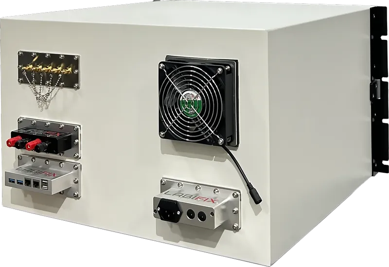 LBX4650 RF SHEILDED TEST ENCLOSURE - LabiFix RF Shield Box, rear view
