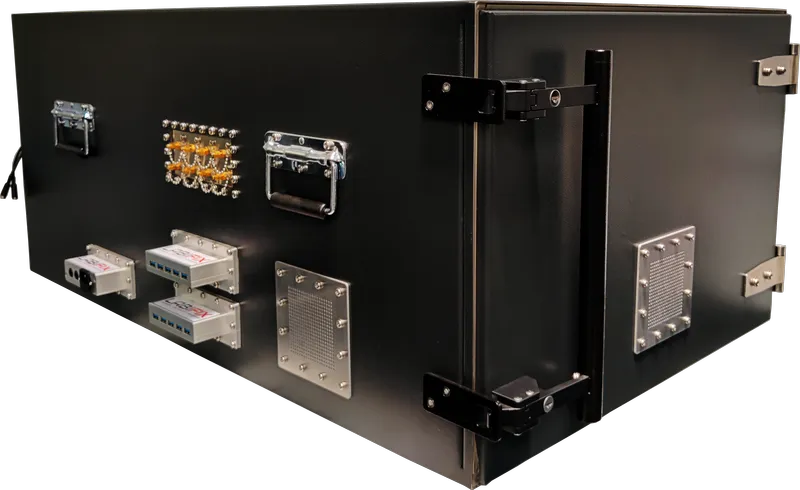 LBX4750 WIRELESS DEVICE TEST RF SHIELDED TEST ENCLOSURE - LabiFix RF Shield Box, rear view