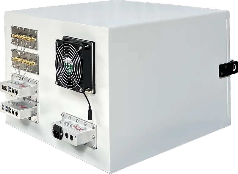 LBX4970 WIRELESS DEVICE TEST CHAMBER - LabiFix RF Shield Box, rear view