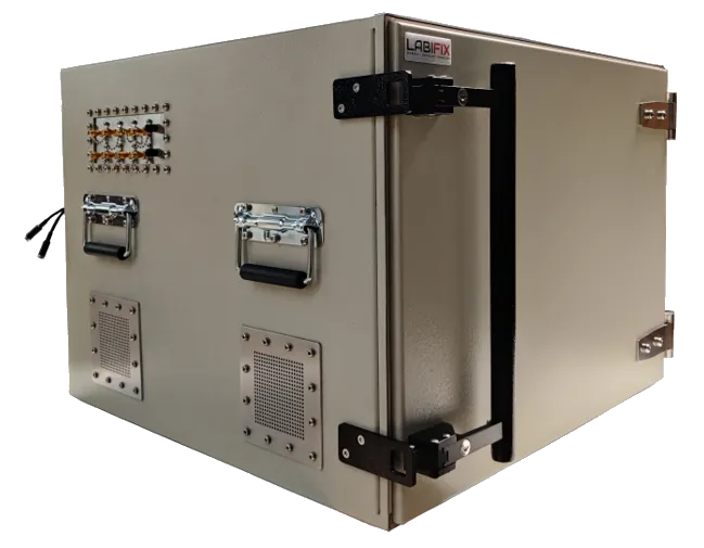 LBX5000 WIRELESS MEDICAL DEVICE TESTING RF SHIELDED ENCLOSURE - LabiFix RF Shield Box, front view