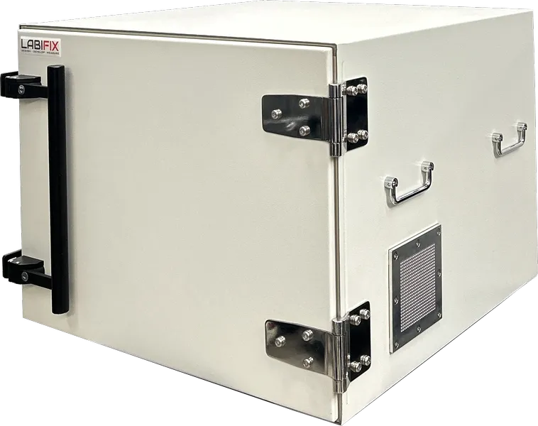 LBX5002 DESKTOP WIRELESS TEST CHAMBER - LabiFix RF Shield Box, front view