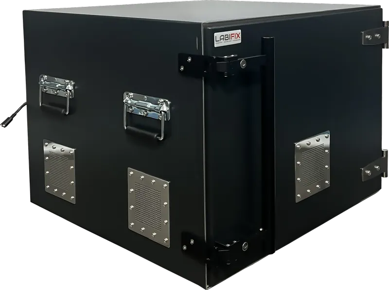 LBX5020 BLUETOOTH DEVICE TESTING RF ENCLOSURE - LabiFix RF Shield Box, front view