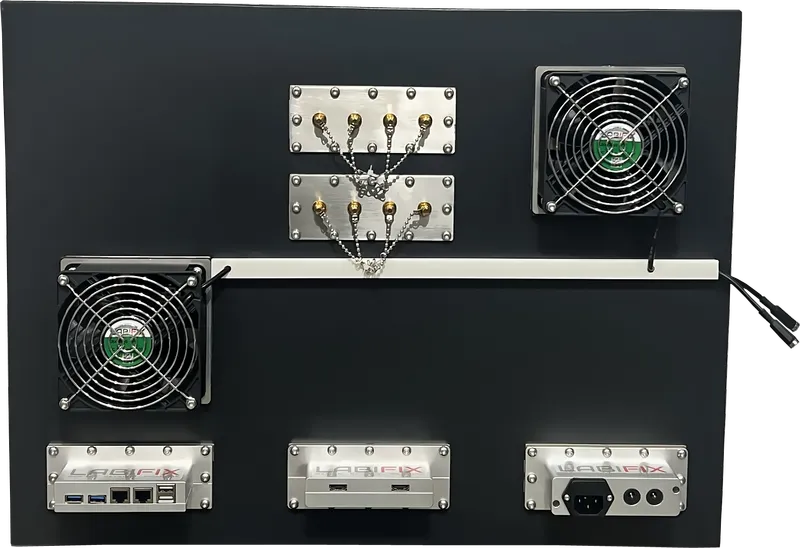 LBX5020 BLUETOOTH DEVICE TESTING RF ENCLOSURE - LabiFix RF Shield Box, rear view