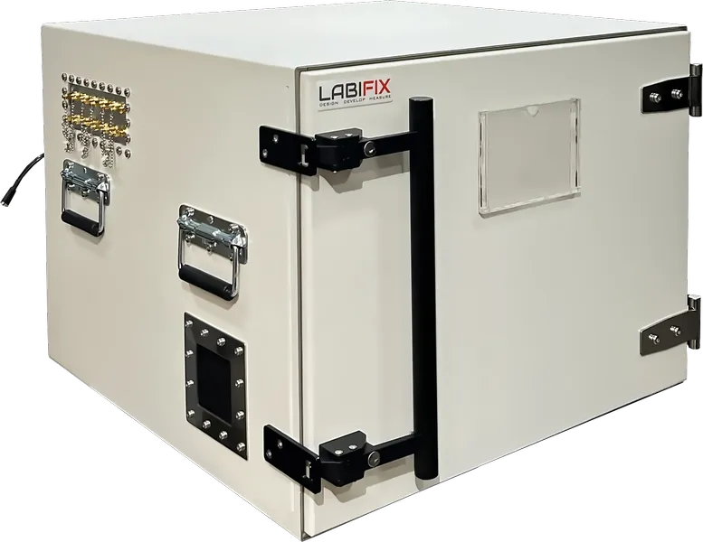 LBX5040 DEVICE TESTING RF ENCLOSURE - LabiFix RF Shield Box, front view