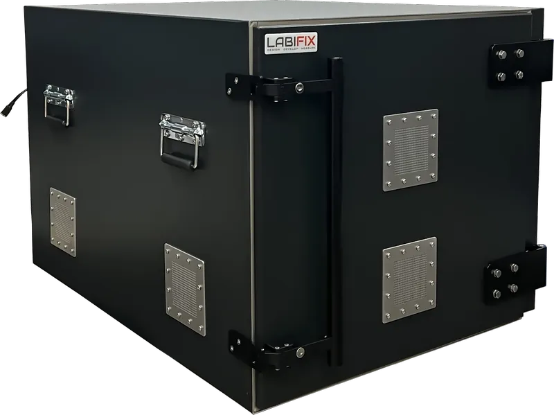 LBX5100 RF SHIELDED TEST ENCLOSURE - LabiFix RF Shield Box, front view